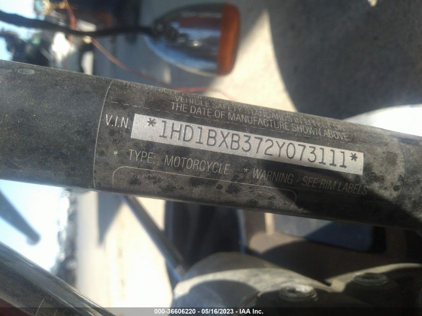 2002 HARLEY-DAVIDSON FLSTFI 1HD1BXB372Y073111