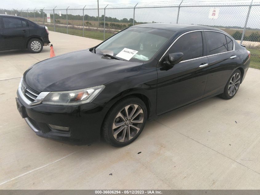 2015 HONDA ACCORD SEDAN SPORT - 1HGCR2F52FA058343