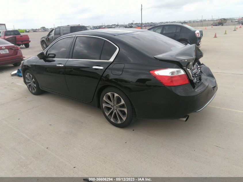 2015 HONDA ACCORD SEDAN SPORT - 1HGCR2F52FA058343