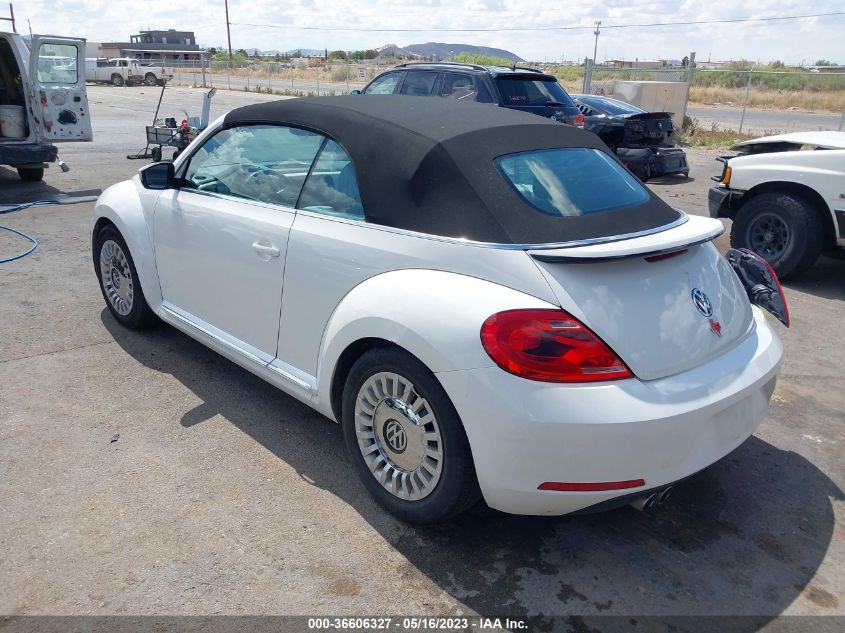 2013 VOLKSWAGEN BEETLE CONVERTIBLE 2.5L 3VW5X7AT3DM811598
