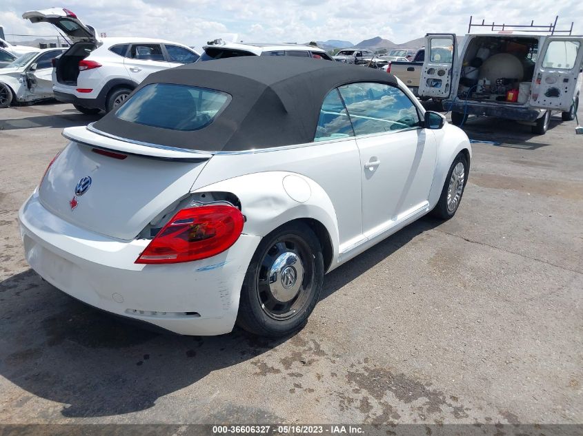 2013 VOLKSWAGEN BEETLE CONVERTIBLE 2.5L 3VW5X7AT3DM811598
