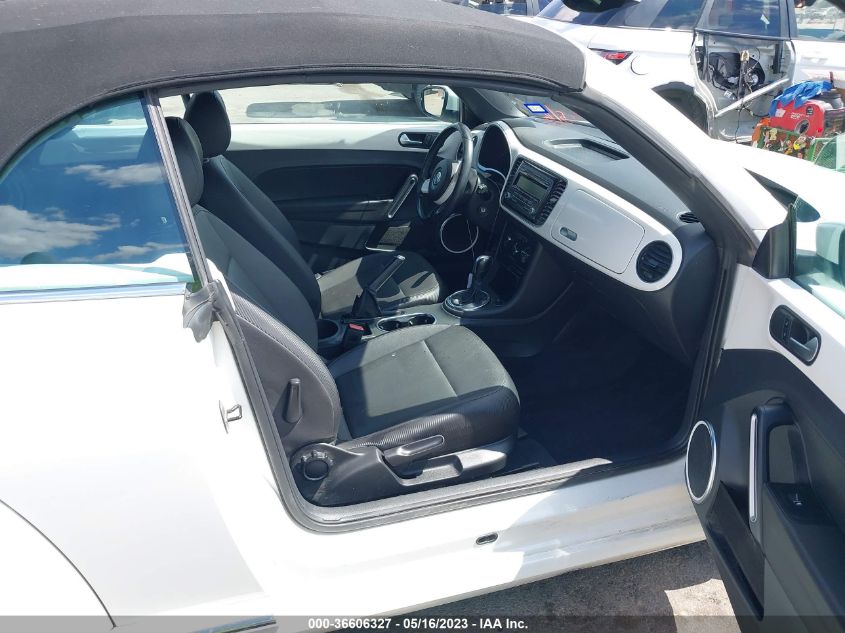 2013 VOLKSWAGEN BEETLE CONVERTIBLE 2.5L 3VW5X7AT3DM811598