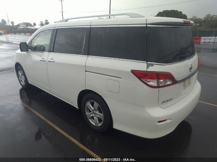 2013 NISSAN QUEST SV - JN8AE2KP6D9066957