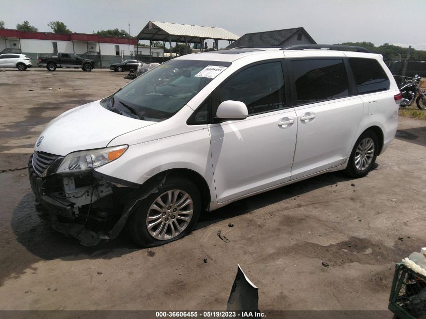 2013 TOYOTA SIENNA XLE AAS/XLE/LTD - 5TDYK3DC6DS352778