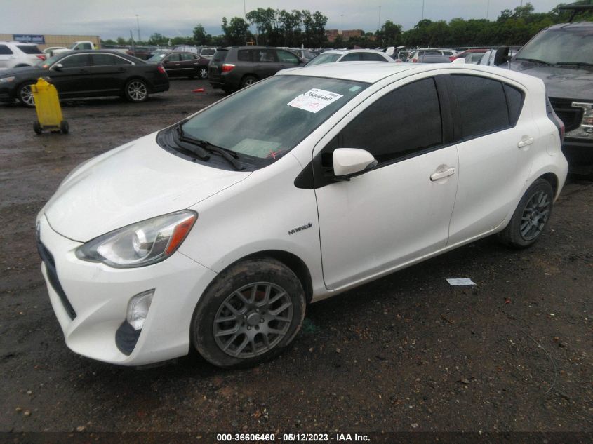 2016 TOYOTA PRIUS C ONE/TWO/THREE/FOUR - JTDKDTB3XG1127218