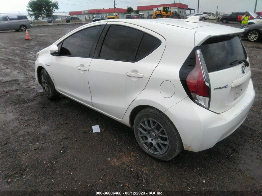2016 TOYOTA PRIUS C ONE/TWO/THREE/FOUR - JTDKDTB3XG1127218