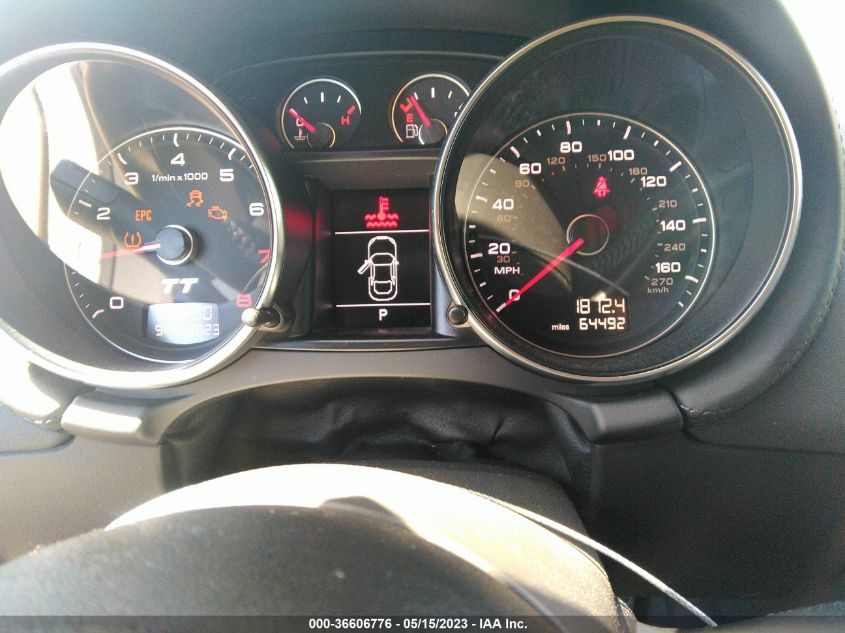2015 AUDI TT 2.0T TRUBFAFK4F1000985