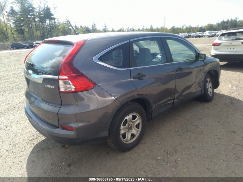 2016 HONDA CR-V LX - 5J6RM4H3XGL013441