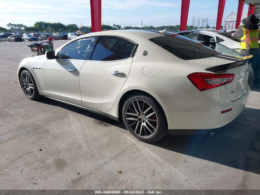 2014 MASERATI GHIBLI S Q4 ZAM57RTA1E1126150
