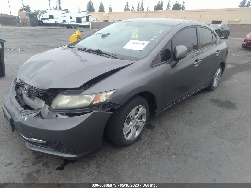 2013 HONDA CIVIC SDN LX - 19XFB2F55DE255498