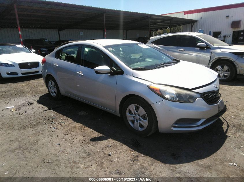 2015 KIA FORTE LX - KNAFK4A64F5263793