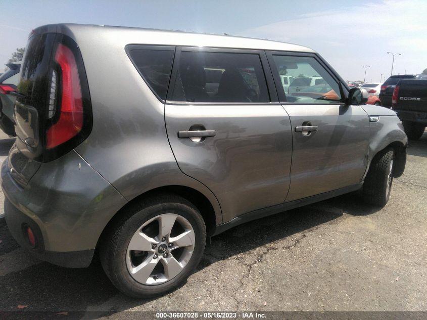 2018 KIA SOUL BASE - KNDJN2A26J7607353