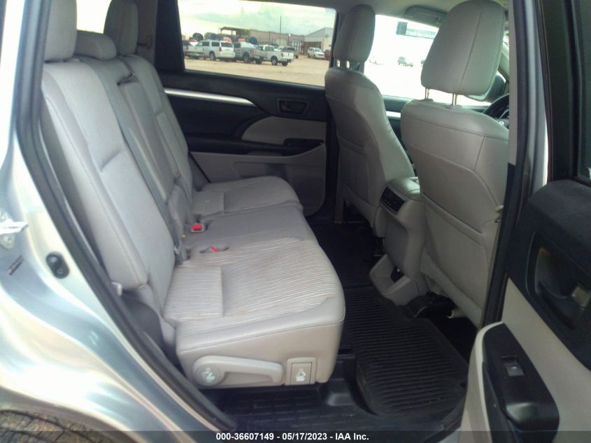 2014 TOYOTA HIGHLANDER LE - 5TDBKRFHXES015145