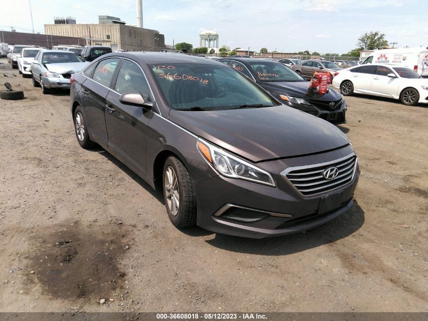 2016 HYUNDAI SONATA 2.4L SE - 5NPE24AF9GH347334