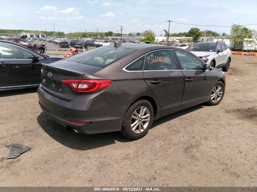 2016 HYUNDAI SONATA 2.4L SE - 5NPE24AF9GH347334