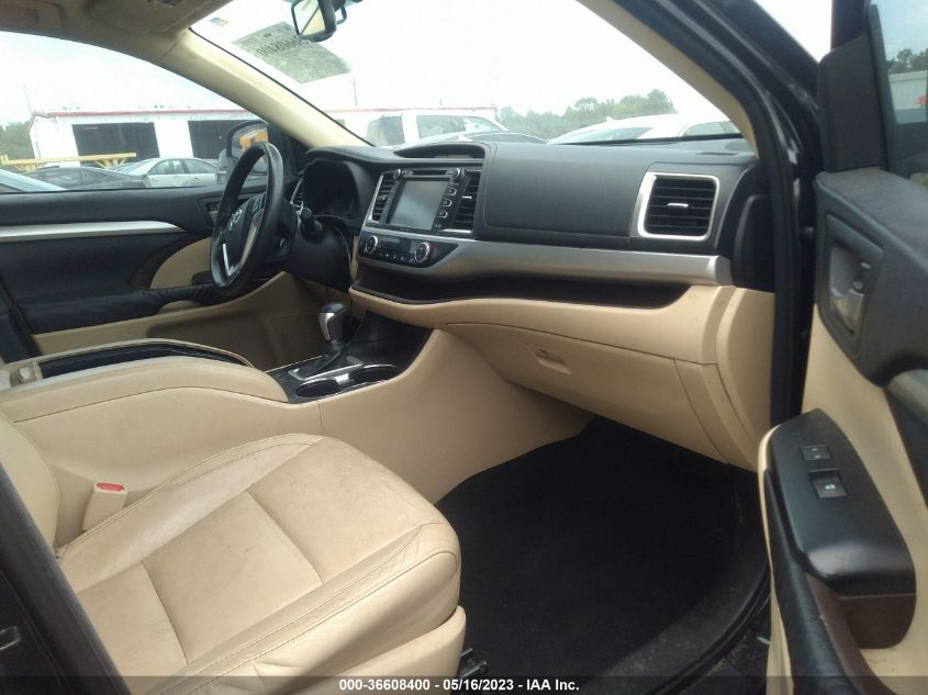 2015 TOYOTA HIGHLANDER XLE - 5TDJKRFH8FS073462