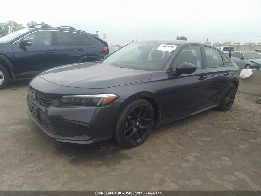 2022 HONDA CIVIC SEDAN SPORT - 2HGFE2F55NH569652