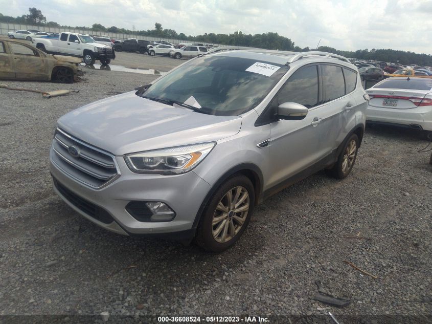 2017 FORD ESCAPE TITANIUM - 1FMCU0J95HUE63976