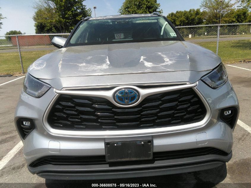 2021 TOYOTA HIGHLANDER HYBRID XLE - 5TDGBRCH8MS047536