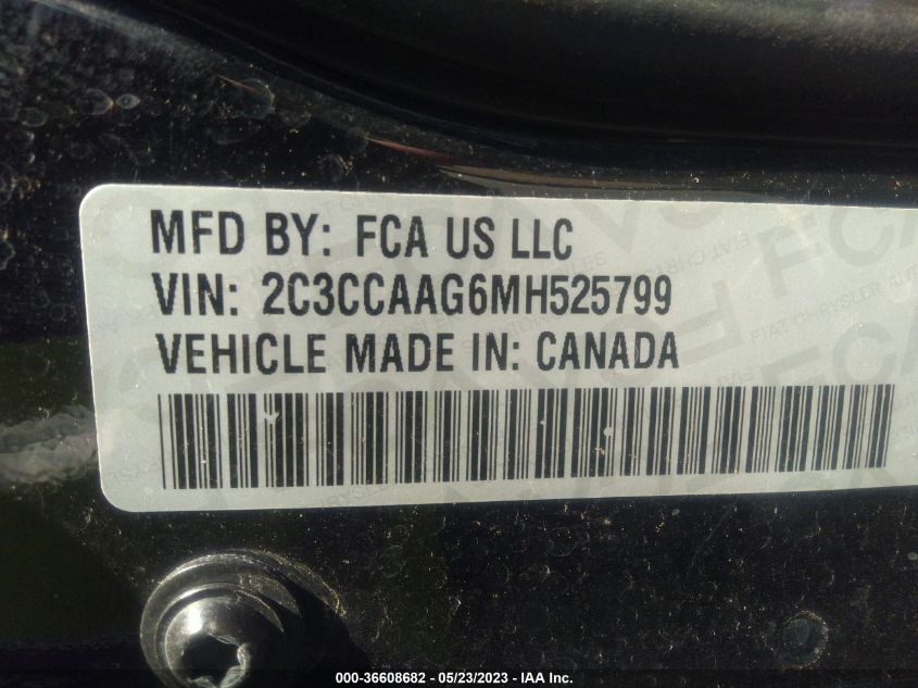 2021 CHRYSLER 300 TOURING L - 2C3CCAAG6MH525799