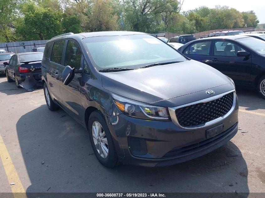 2017 KIA SEDONA LX - KNDMB5C19H6324196