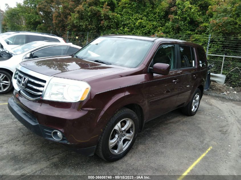 2013 HONDA PILOT EX-L - 5FNYF3H59DB004932