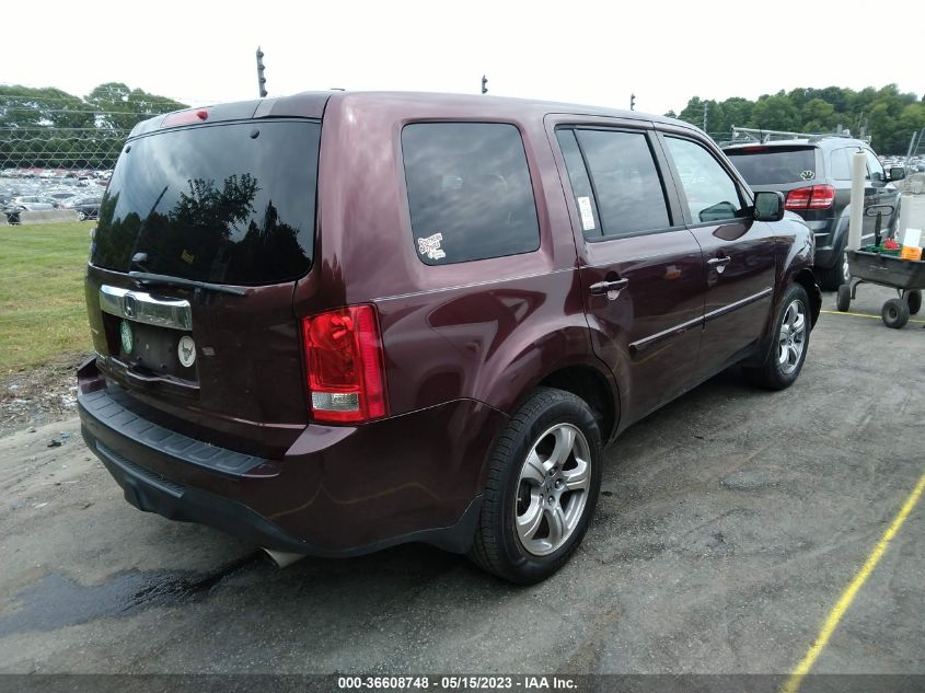 2013 HONDA PILOT EX-L - 5FNYF3H59DB004932