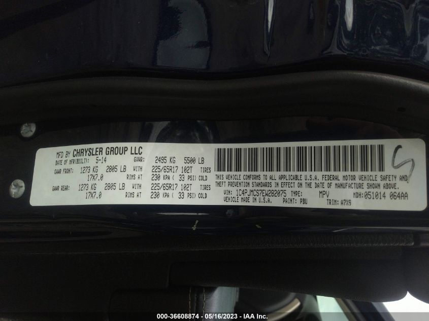 2014 JEEP CHEROKEE LATITUDE - 1C4PJMCS7EW282075