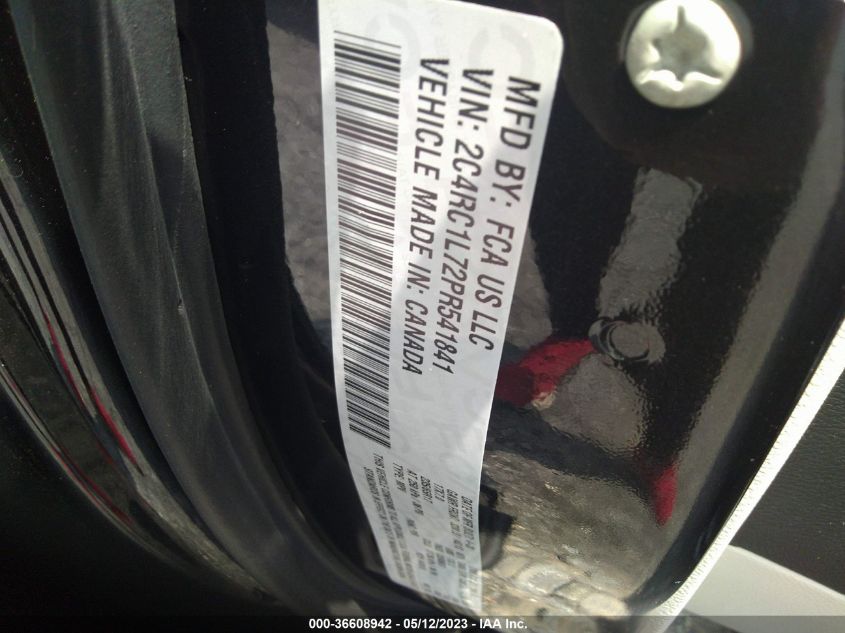 2023 CHRYSLER PACIFICA HYBRID TOURING L - 2C4RC1L72PR541841