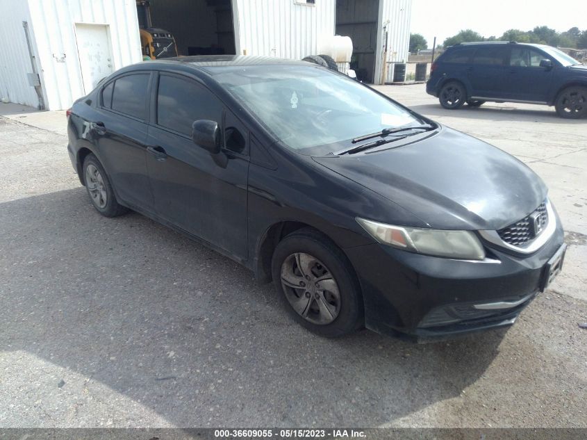 2013 HONDA CIVIC SDN LX - 2HGFB2F57DH567649