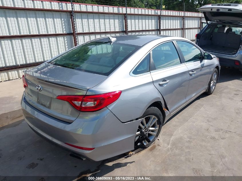 2017 HYUNDAI SONATA SE - 5NPE24AF9HH466437