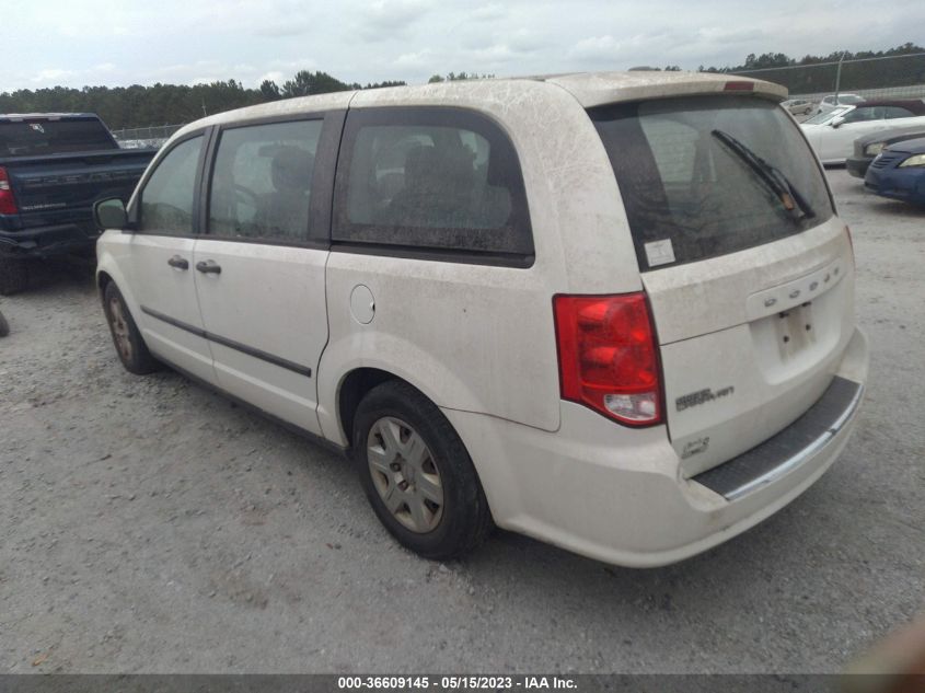2013 DODGE GRAND CARAVAN AMERICAN VALUE PKG - 2C4RDGBG2DR505645