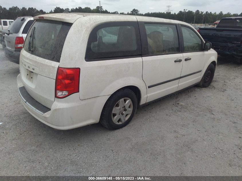 2013 DODGE GRAND CARAVAN AMERICAN VALUE PKG - 2C4RDGBG2DR505645