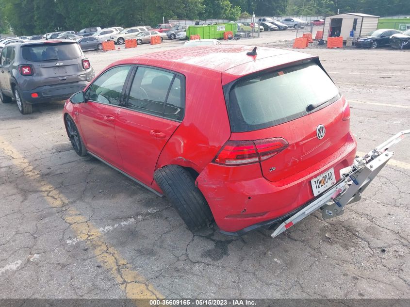 2018 VOLKSWAGEN GOLF R WVWVF7AU5JW076889