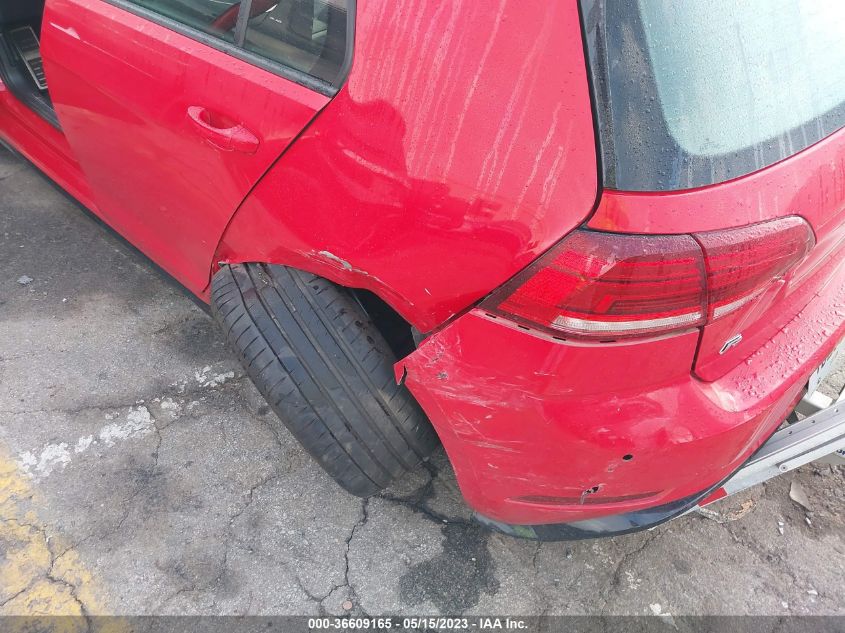 2018 VOLKSWAGEN GOLF R WVWVF7AU5JW076889