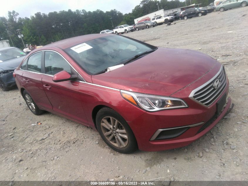 2016 HYUNDAI SONATA 2.4L SE - 5NPE24AF9GH312390