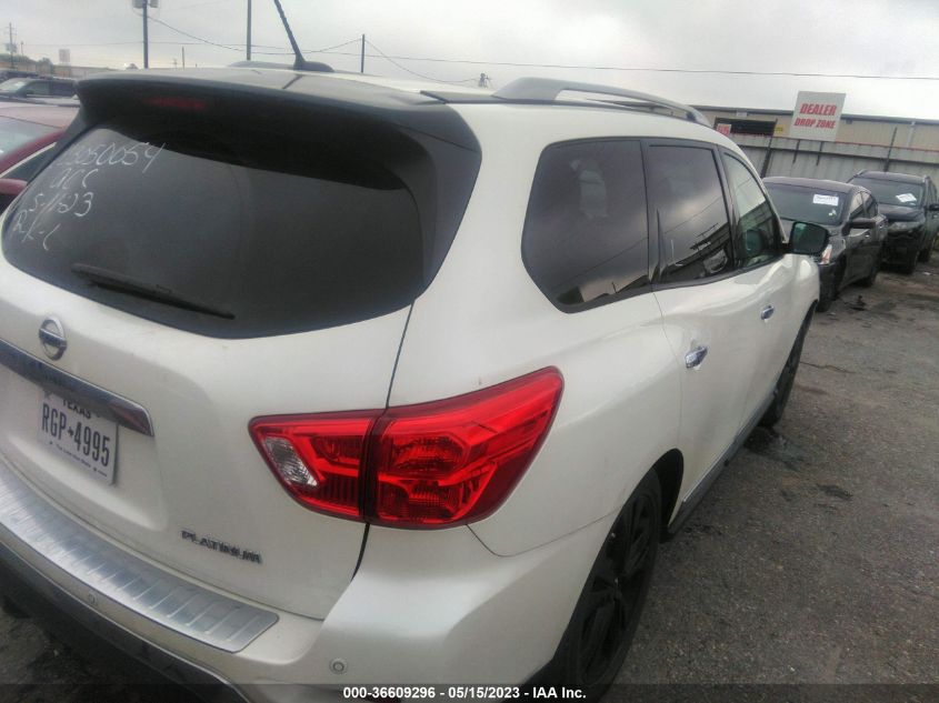 2017 NISSAN PATHFINDER PLATINUM - 5N1DR2MN3HC659625