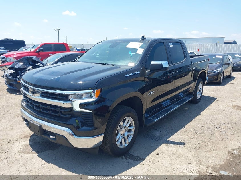 VIN 1GCPACEK8NZ520991 2022 CHEVROLET SILVERADO 1500 LT