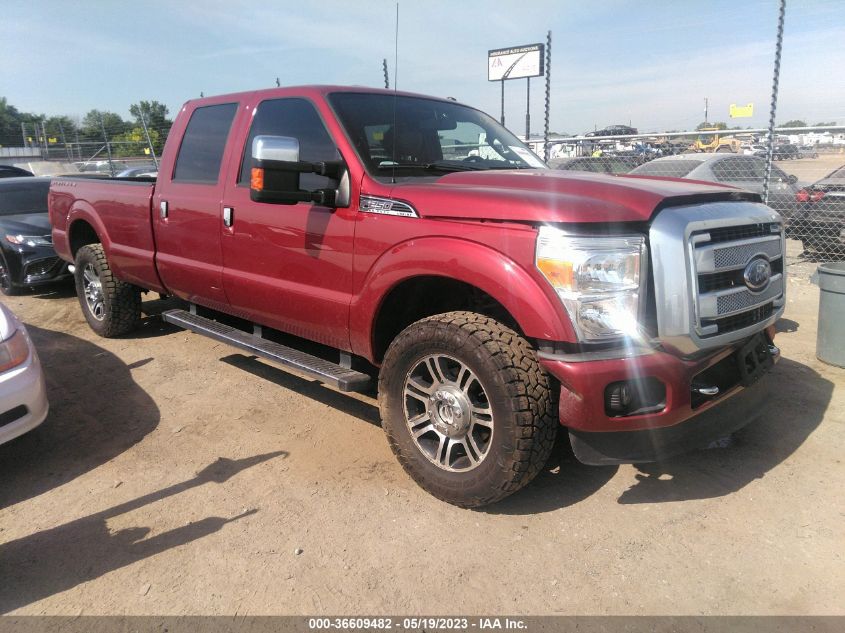 2015 FORD SUPER DUTY F-250 SRW LARIAT/PLATINUM - 1FT7W2B63FEA75040