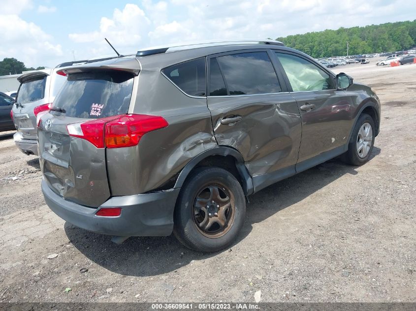 2014 TOYOTA RAV4 LE - JTMZFREV6ED033986