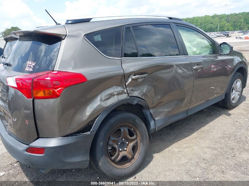 2014 TOYOTA RAV4 LE - JTMZFREV6ED033986