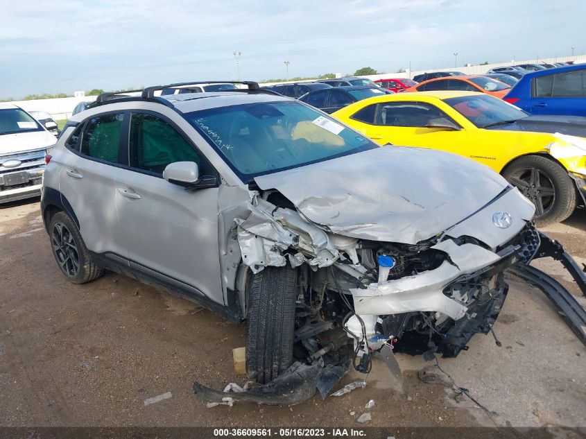 2022 HYUNDAI KONA LIMITED - KM8K53A38NU885144
