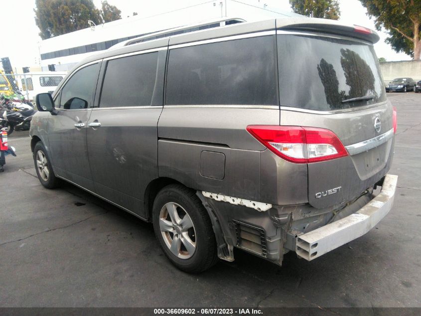2017 NISSAN QUEST SV - JN8AE2KP6H9165316