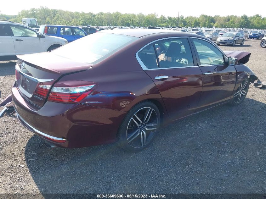 2016 HONDA ACCORD SEDAN SPORT - 1HGCR2F55GA156736