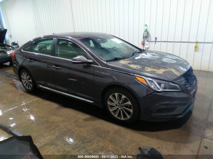 2015 HYUNDAI SONATA 2.4L SPORT - 5NPE34AFXFH213153