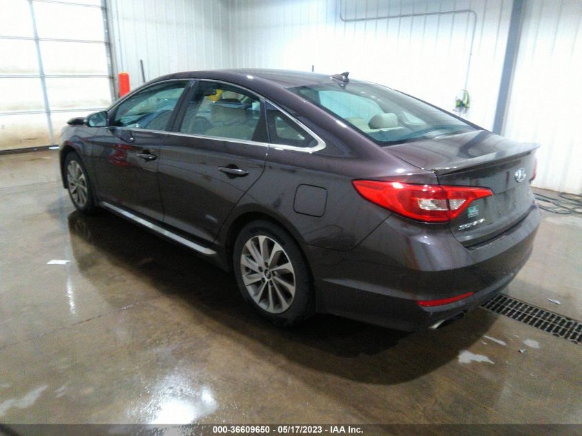 2015 HYUNDAI SONATA 2.4L SPORT - 5NPE34AFXFH213153