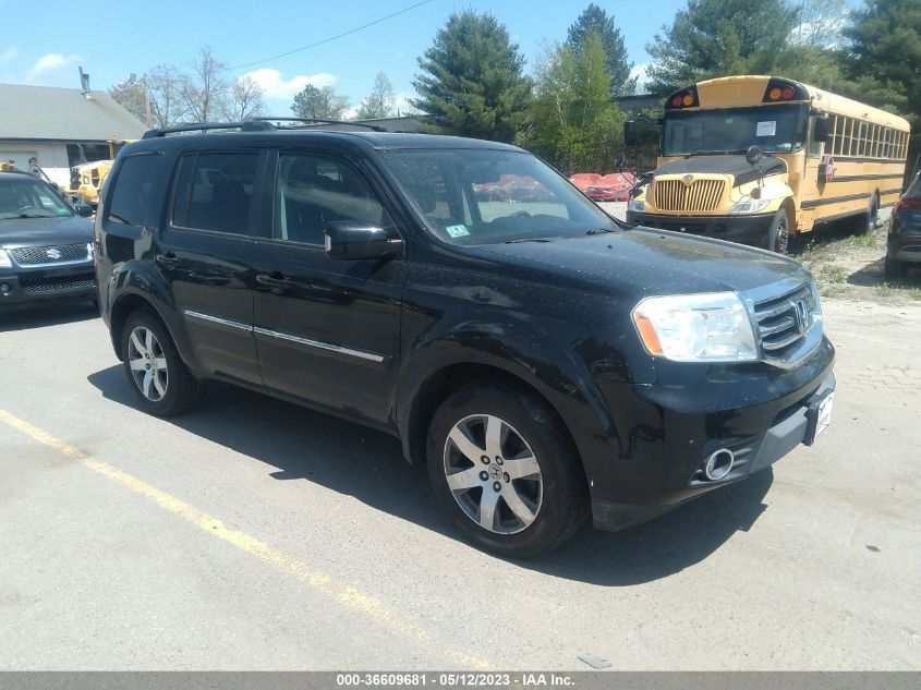 2013 HONDA PILOT TOURING - 5FNYF4H92DB078573