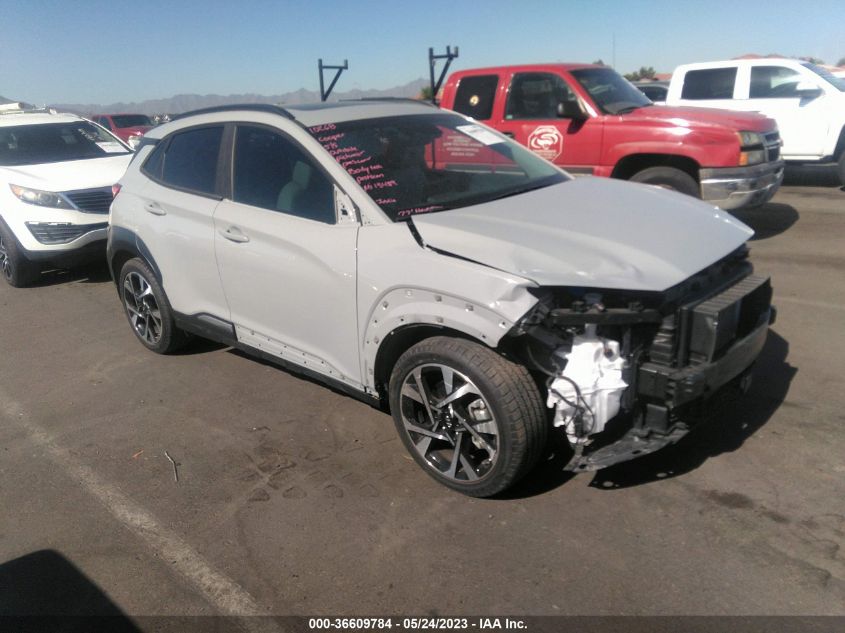 2022 HYUNDAI KONA LIMITED - KM8K53A30NU829585
