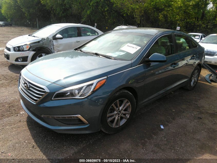 2015 HYUNDAI SONATA 2.4L SE - 5NPE24AF9FH234465