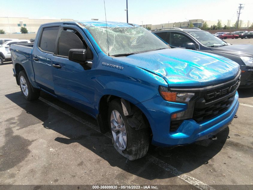 2022 CHEVROLET SILVERADO 1500 CUSTOM - 3GCPABEK5NG518187
